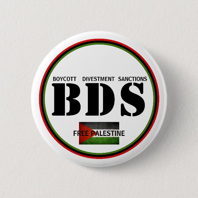 Free Palestine Button (Front)