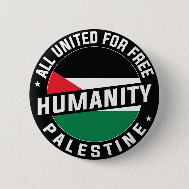 Free Palestine Button (Front)