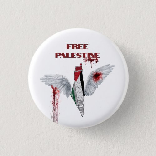 Free Palestine Button _ Palestine Pin