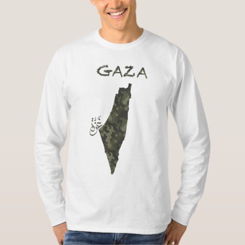 Free Palestine Camouflage T_Shirt