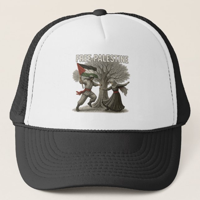 Free Palestine Cap – Symbol of Strength (Front)
