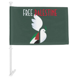 Free Palestine Car Flag – Palestinian Pride