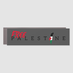 Free Palestine Car Magnet