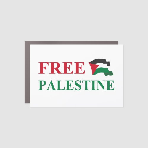 free palestine car magnet