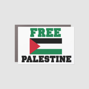 Free Palestine Car Magnet