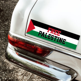 Free Palestine Car Magnet