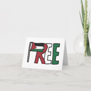 Free Palestine Card