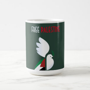 Free Palestine Coffee Mug – Palestinian Flag Peace
