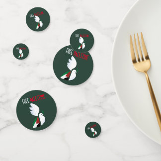 Free Palestine Confetti • Palestinian Flag Colors 