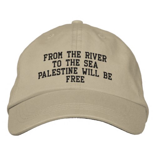 Free Palestine Embroidered Baseball Cap