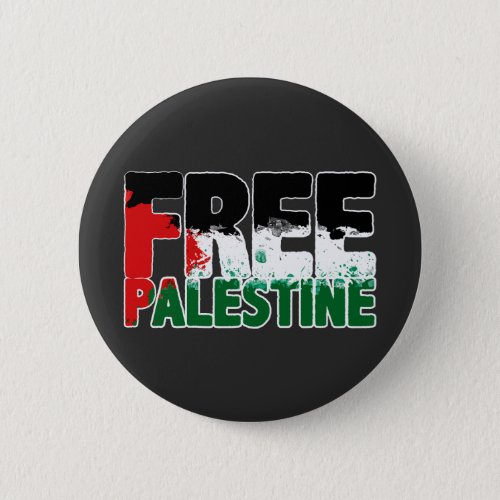 Free Palestine End Apartheid stop war  Button