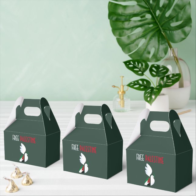 Free Palestine Favor Boxes – Solidarity Party  (Multiple)