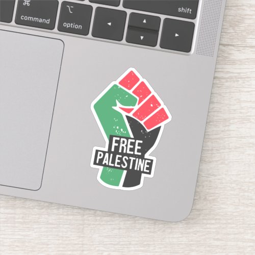 Free Palestine fist Sticker