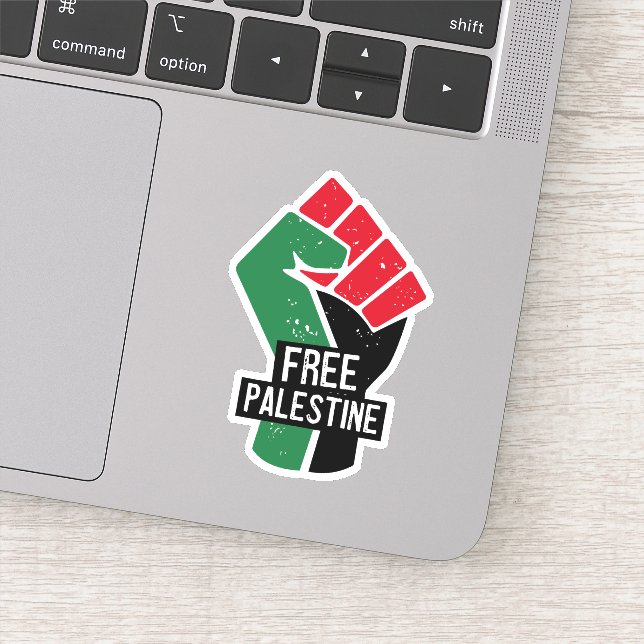 Free Palestine fist Sticker (Detail)