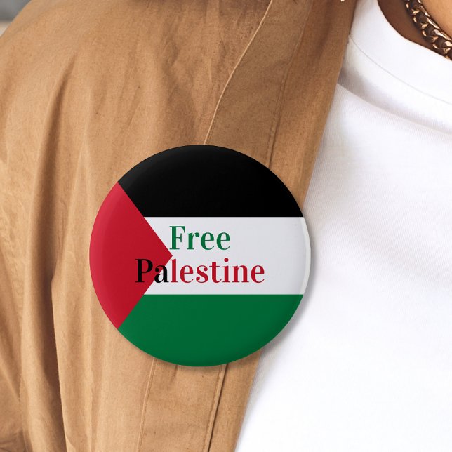 Free Palestine Flag  Button (Creator Uploaded)