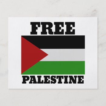 Free Palestine Flyer by BoogieMonst at Zazzle