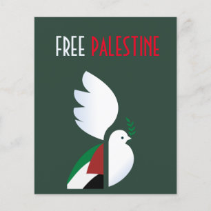 Free Palestine Flyer – Bold Protest Poster Design