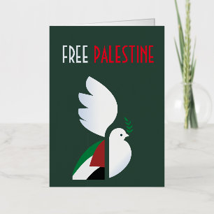 Free Palestine Foil Greeting Card – Peace