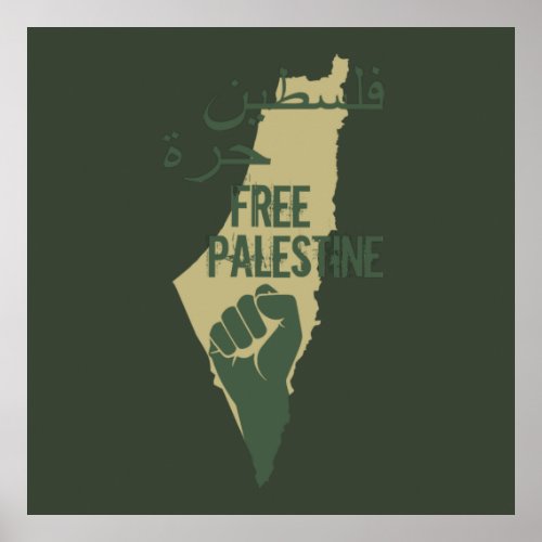 free palestine freedom for palestine poster