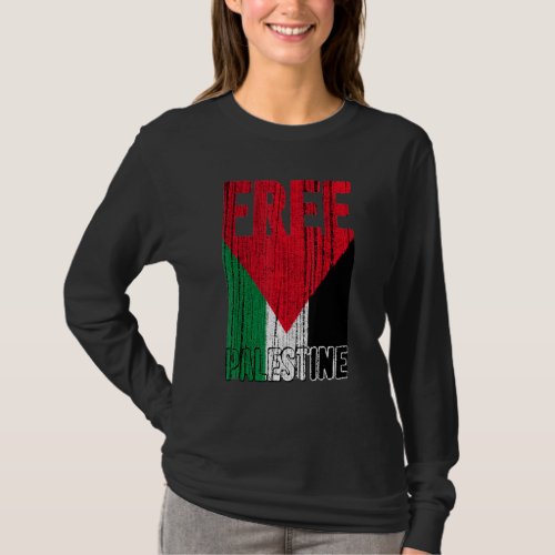 Free Palestine Gaza _ Vintage Retro Palestinian Fl T_Shirt