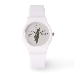Free Palestine Gaza Watch - Camouflage design