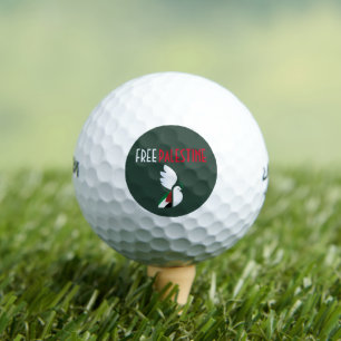 Free Palestine Golf Balls   Peace & Awareness 