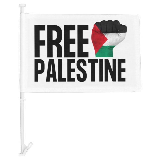 Free Palestine Handfist Palestinian Flag Bold (Front)