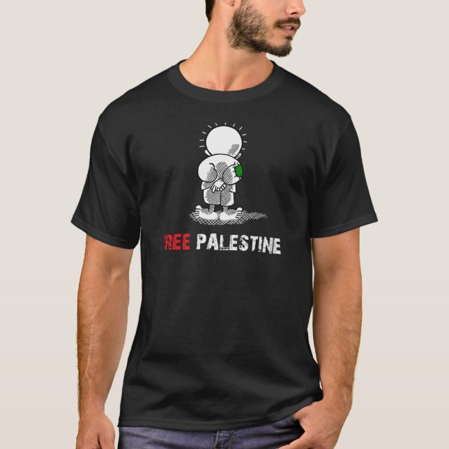 free palestine hanzalah T-Shirt (Front)