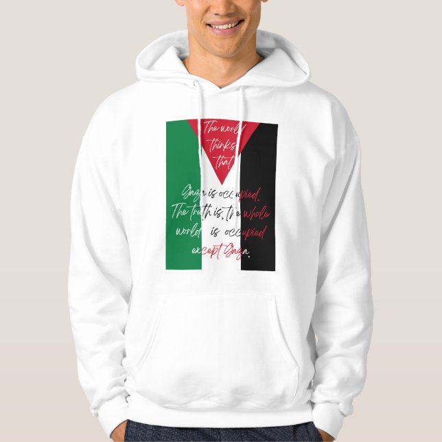 Free Palestine Hoodie - Save Gaza Hoodie (Front)