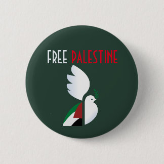 Free Palestine – Human Rights Awareness Button