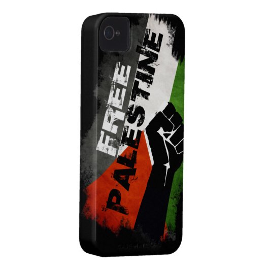 Free Palestine iPhone 4 G Case (Back/Right)