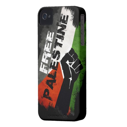 Free Palestine iPhone 4 G Case (Back Left)