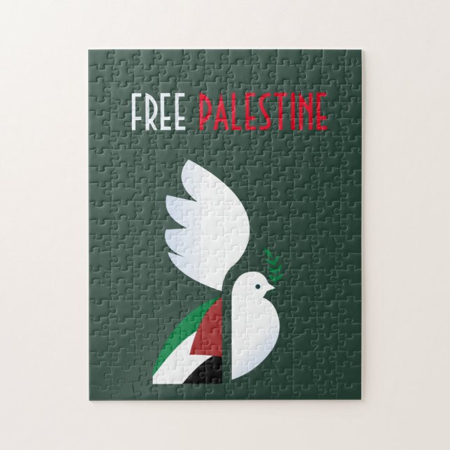 Free Palestine Jigsaw Puzzle – Pro-Palestinian  (Vertical)