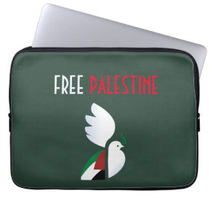 Free Palestine Laptop Sleeve Activism Accessory