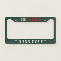 Free Palestine License Plate Frame | Activist 