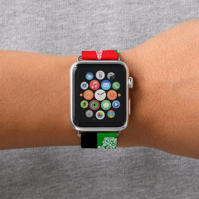 Free Palestine map and flag فلسطين Apple Watch Band Zazzle