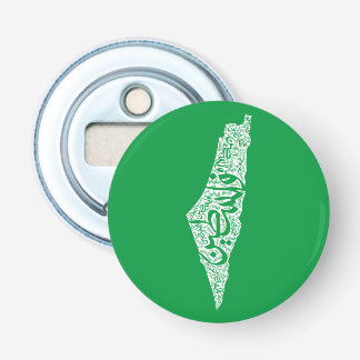 Free Palestine map and flag فلسطين Bottle Opener
