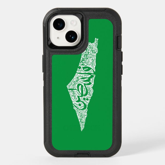 Free Palestine map and flag فلسطين Otterbox iPhone Case (Back)