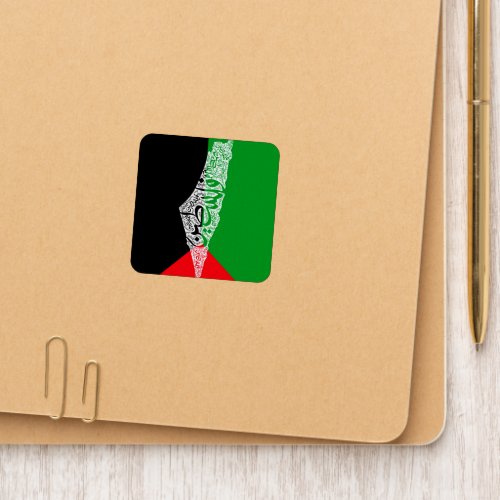 Free Palestine map and flag فلسطين Patch