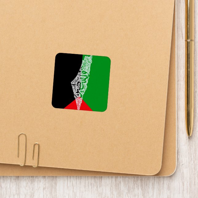 Free Palestine map and flag فلسطين Patch (On Folder)