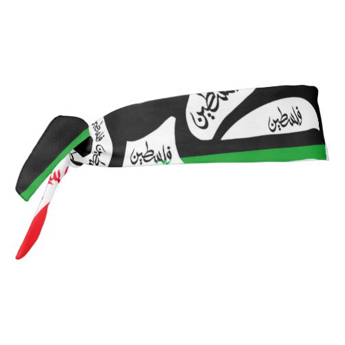 Free Palestine map and flag فلسطين Tie Headband