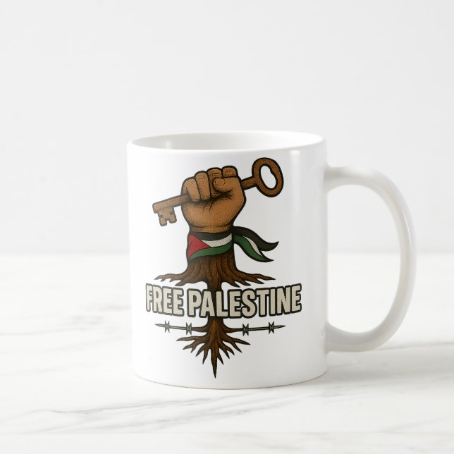 Free Palestine Mug  Support Palestinian Solidarity (Right)