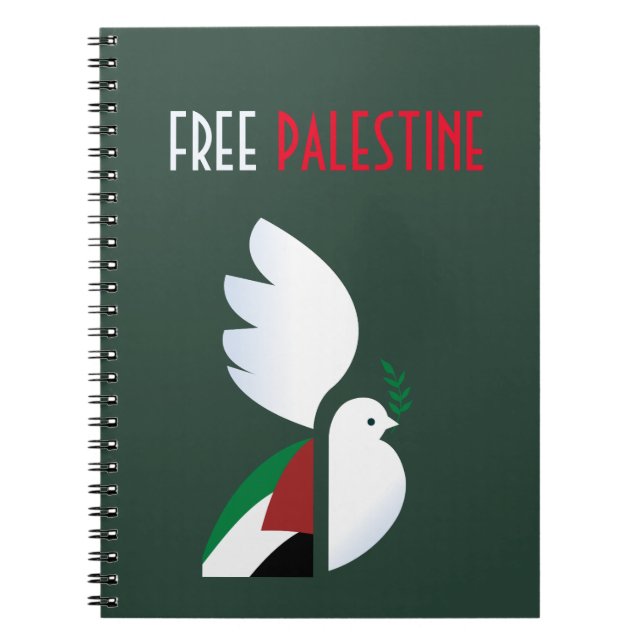 Free Palestine Notebook – Solidarity Journal (Front)