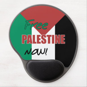 Free Palestine Now Palestinian Flag Gel Mouse Pad