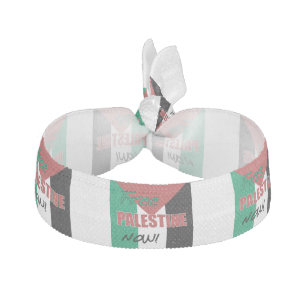 Free Palestine Now Palestinian Flag Hair Tie