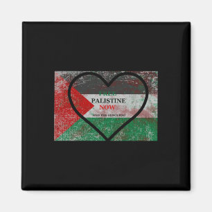 Free Palestine Now Sticker  Magnet
