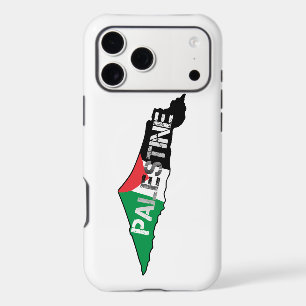 Free Palestine Palestine Flag on Palestine Map iPhone 17 Pro Max Case