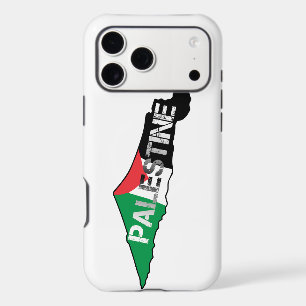 Free Palestine Palestine Flag on Palestine Map iPhone 17 Pro Max Case