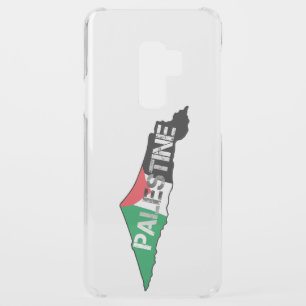 Free Palestine Palestine Flag on Palestine Map Uncommon Samsung Galaxy S9 Plus Case