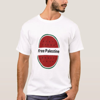 Free Palestine, Palestine flag, watermelon colors T-Shirt